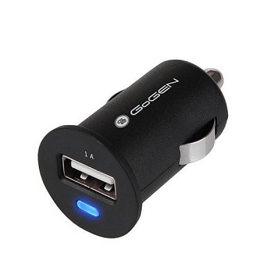 Adaptér do auta GoGEN CH 11, 1x USB - černý