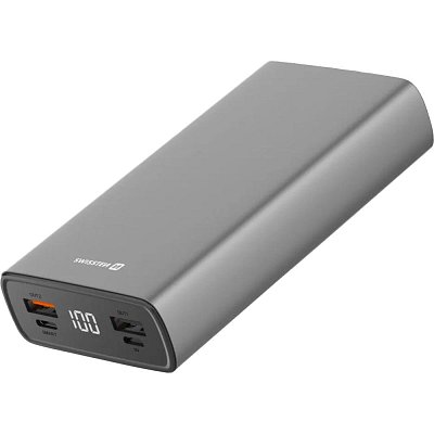 ALUMINUM POWERBANK 20000 mAh SWISSTEN