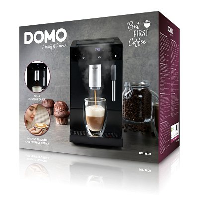 Automatický kávovar s tryskou na mléko - DOMO DO1150K