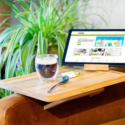 Bambusové prkénko na gauč i tablet DOMO DO166