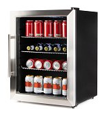 Barová lednice s skleněnými dveřimi - 60 l - DOMO DO91609BK