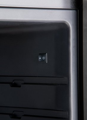 Barová lednice s skleněnými dveřimi - 60 l - DOMO DO91609BK