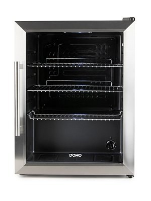 Barová lednice s skleněnými dveřimi - 60 l - DOMO DO91609BK