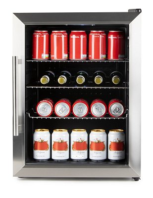Barová lednice s skleněnými dveřimi - 60 l - DOMO DO91609BK