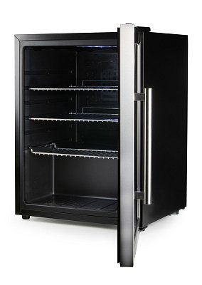 Barová lednice s skleněnými dveřimi - 60 l - DOMO DO91609BK