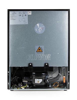 Barová lednice s skleněnými dveřimi - 60 l - DOMO DO91609BK