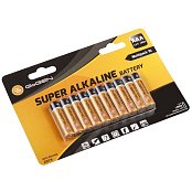 Baterie alkalická GoGEN SUPER ALKALINE AAA, LR03, blistr 10 ks