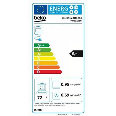 BBIM12301XCE TROUBA VESTAVNÁ BEKO
