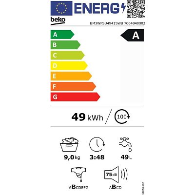 BM3WFSU39413WPBB1 PRAČKA PŘEDEM PL. BEKO