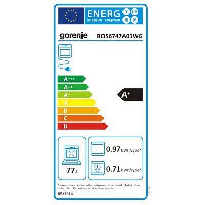 BOS6747A01WG TROUBA VESTAVNÁ GORENJE