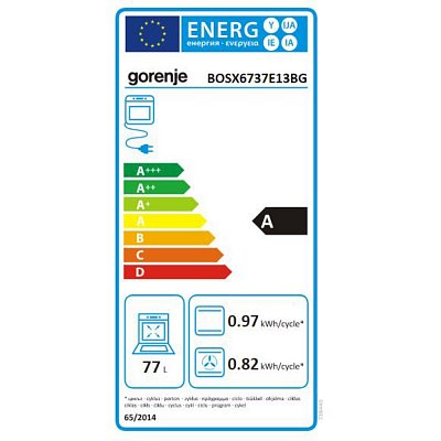 BOSX6737E13BG TROUBA VESTAVNÁ GORENJE