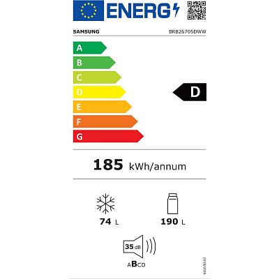 BRB26705DWW/EF CHLAD. KOMBI VES. SAMSUNG