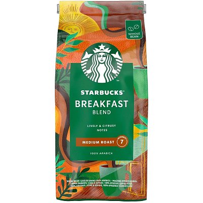 BREAKFAST BLEND ZRNK.KÁVA 450G STARBUCKS