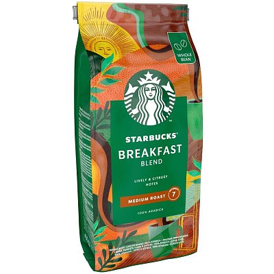 BREAKFAST BLEND ZRNK.KÁVA 450G STARBUCKS