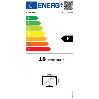 C24F390 24'' FHD HDMI prohnutý SAMSUNG