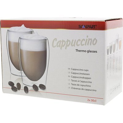 CAPPUCCINO SKLENIČKY 300ML SCANPART