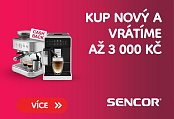 CASHBACK! Kup nový kávovar SENCOR a vrátí se ti až 3 000 Kč