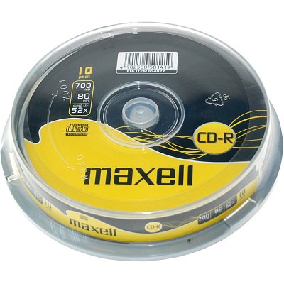 CD-R 700MB 52x 10SP 624027 MAXELL