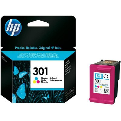 CH562EE ink. cartridge No.301 barevná HP
