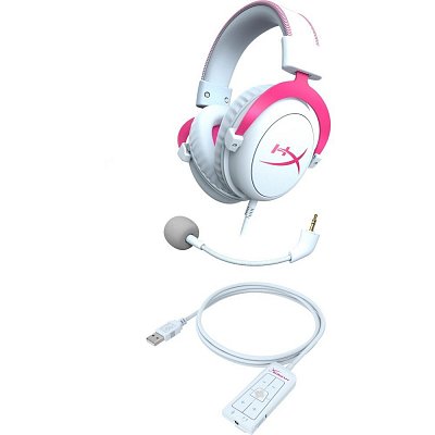 Cloud II -Gaming Headset WH/PINK HYPERX