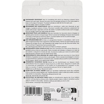 CPP60DW VŮNĚ DO MYČKY CARE + PROTECT
