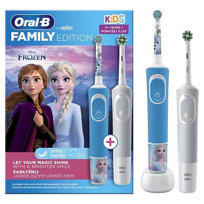 D103 WHITE + D100 FROZEN KARTÁČKY ORAL-B