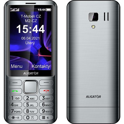 D950 Dual sim stříbrný ALIGATOR