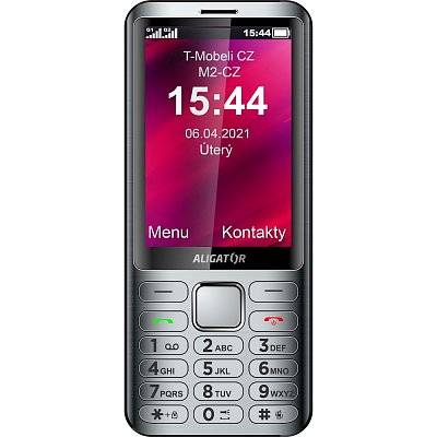 D950 Dual sim stříbrný ALIGATOR