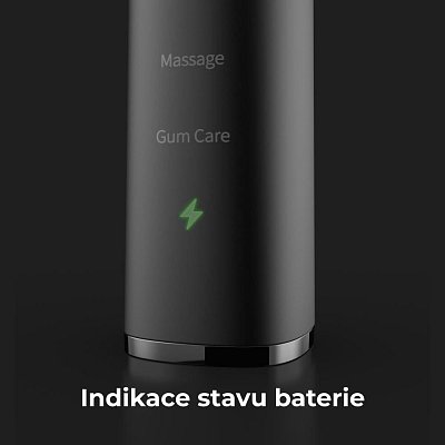DB6 SONICKÝ ZUBNÍ KARTÁČEK ČERNÁ AENO