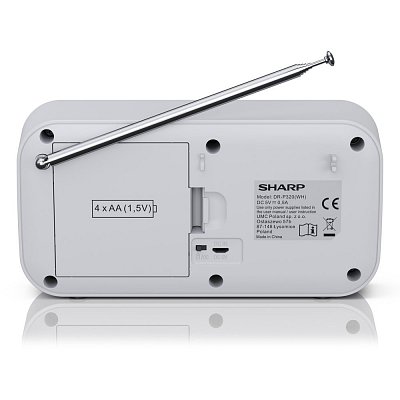 DR-P320(WH) FM/DAB radiopríjmač SHARP