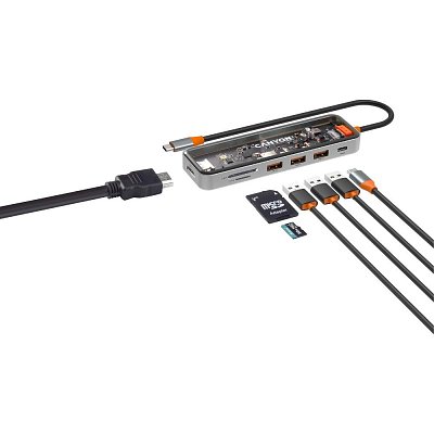 DS-13hub USB-C 100W HDMI 3USB 3.0 CANYON