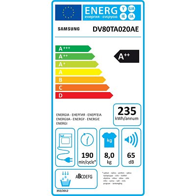 DV80TA020AE/LE SUŠIČKA PRÁDLA SAMSUNG