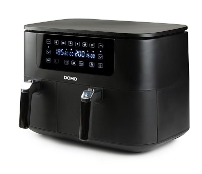 Dvojitá horkovzdušná fritéza 3+6 l - digitální - DOMO DO546FR
