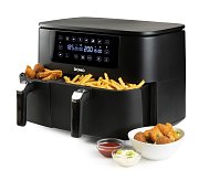 Dvojitá horkovzdušná fritéza 3+6 l - digitální - DOMO DO546FR