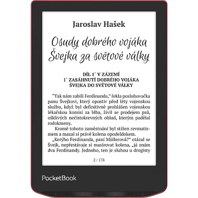 E-book 634 Verse Pro Pas. Red POCKETBOOK