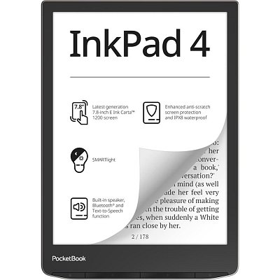 E-book 743G Inkpad 4 Silver POCKETBOOK
