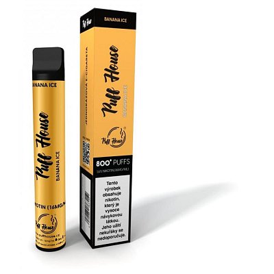 E-CIGARETA 800 BANANA ICE PUFF HOUSE