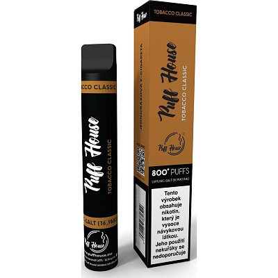 E-CIGARETA 800 TOBACCO CLASSIC PUFFHOUSE