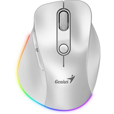 Ergo 9000S Pro Wrl mouse White GENIUS