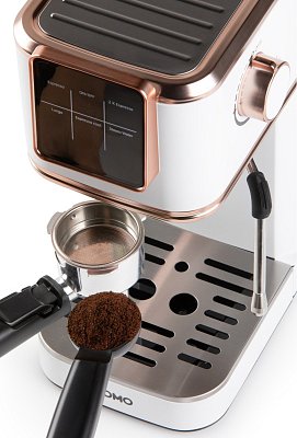 Espresso kávovar 3v1 - pákový, na pody i na kapsle - DOMO DO746K