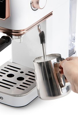 Espresso kávovar 3v1 - pákový, na pody i na kapsle - DOMO DO746K