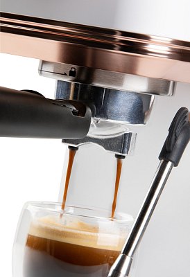 Espresso kávovar 3v1 - pákový, na pody i na kapsle - DOMO DO746K