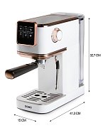 Espresso kávovar 3v1 - pákový, na pody i na kapsle - DOMO DO746K