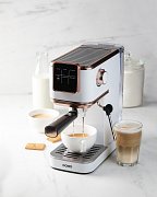 Espresso kávovar 3v1 - pákový, na pody i na kapsle - DOMO DO746K