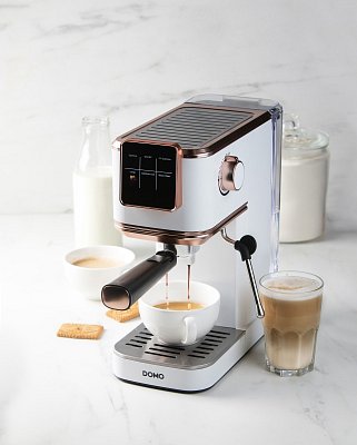 Espresso kávovar 3v1 - pákový, na pody i na kapsle - DOMO DO746K