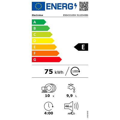 ESS43210SX MYČKA 45CM ELECTROLUX