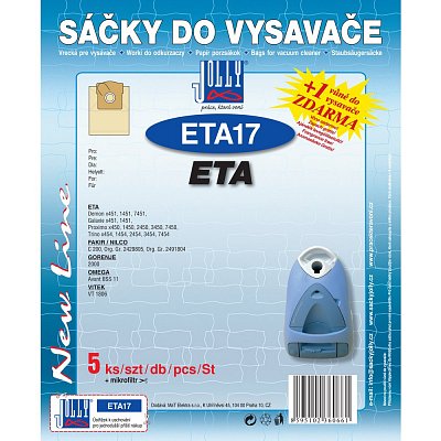 ETA 17 SÁČEK DO VYSAVAČE JOLLY