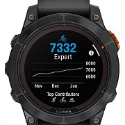 Fenix 7 Pro Solar Sl. GR Stain. Steel BK