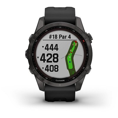 Fenix 7S Sapphir Sol TitCarbon Gr GARMIN