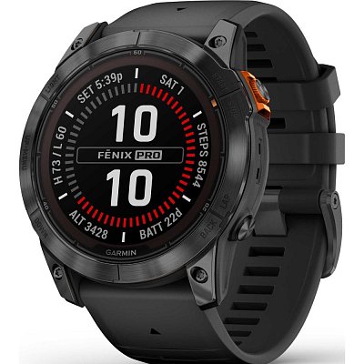 Fenix 7X Pro Solar Sla.GR Stai. Steel BK